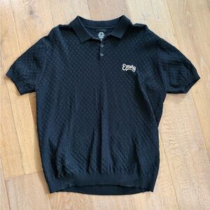 EMERY men’s knit golf polo streetwear polo size M